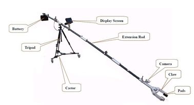 Equipamento da eliminação de bomba de HEWEI, 4 medidores de manipulador telescópico do EOD com câmera