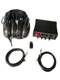 sistema 5W de escuta sem fio com armazenamento do fone de ouvido 32GB do monitor dos auriculares