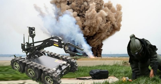 Bateria recarregável acidificada ao chumbo do robô do Eod dos explosivos de Dc24v