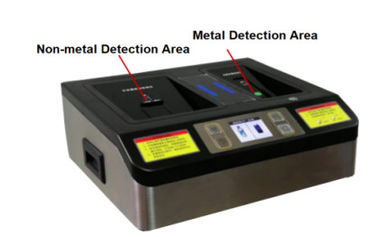 o detector líquido perigoso da inspeção 1S examina a segurança dos líquidos no recipiente selado