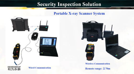 armas X portátil Ray Inspection System da tensão 150kv 10 milhão vidas do pulso