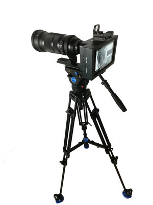 7 polegadas de câmara de vídeo completa do disco rígido do Ssd do tela táctil de Hd do visor da visão noturna